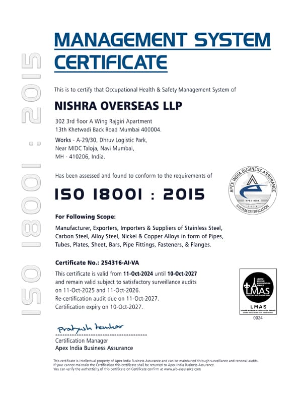 ISO 18001:2015